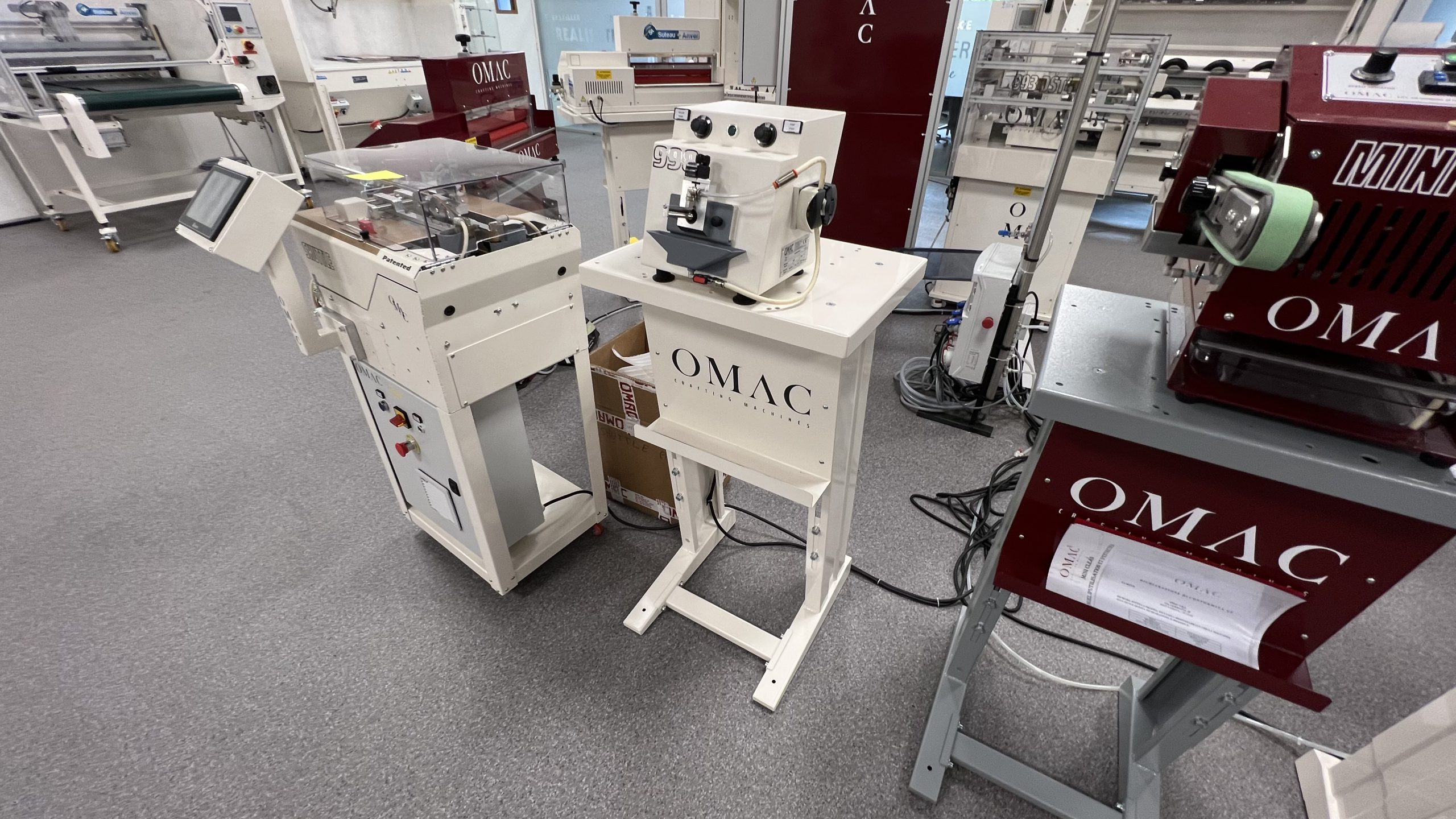 Machine à teinter les tranches - Modèle OMAC 998 DS TG PRO