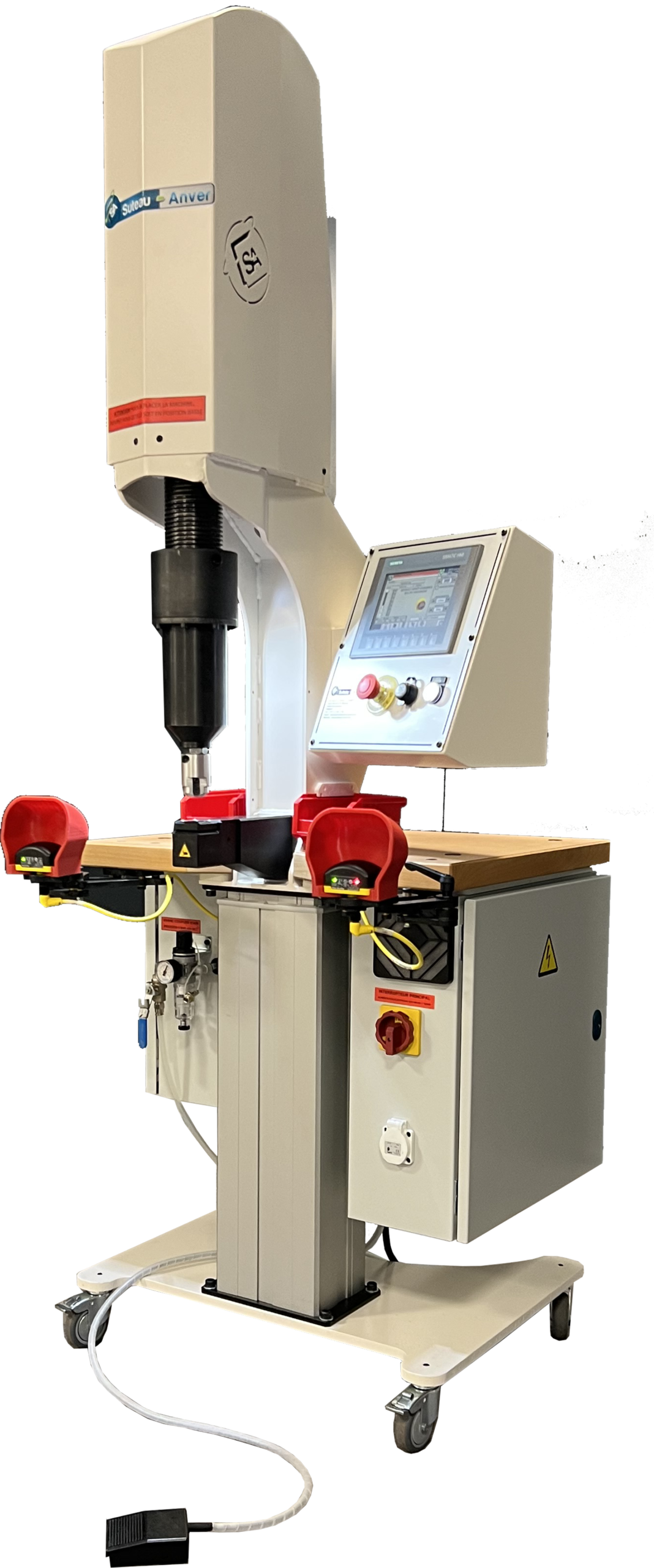 Pose des accessoires / rivetage / sertissage / perçage - Gamme PMC pneumatique